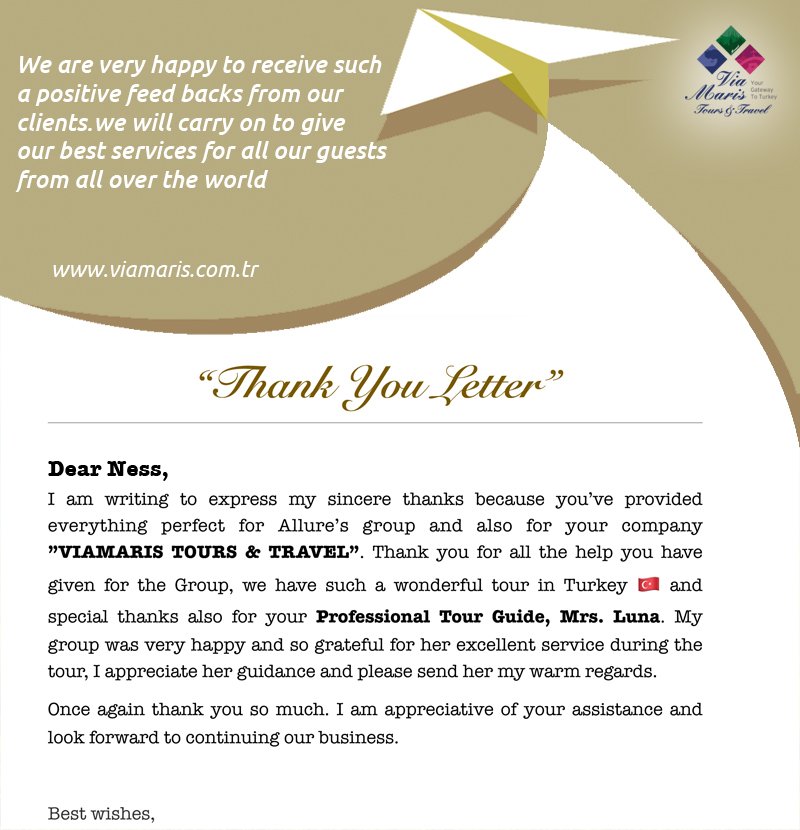ViaMaris_Tours's tweet photo. We are very happy to receive such a positive feed backs from our clients.we will carry on to give our best services for all our guests from all over the world.
https://t.co/L3qROivbro
#happy #viamaris #Indonesia #business #Professional #Tour #Guide #wonderfultour #Turkey https://t.co/4QIngOIk9y
