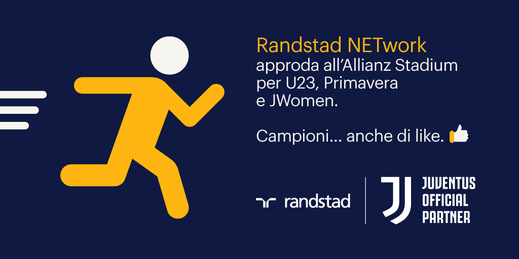 RandstadItalia's tweet photo. Randstad NETwork approda anche all'Allianz Stadium! Una giornata di formazione per #Under23, #Primavera e #JuventusWomen
Campioni... anche di like ;)
#RandstadNETwork #sport and #socialhub
@JuventusFcYouth @JuventusFcWomen
Scopri NETwork > https://t.co/gavDDDEQpU https://t.co/KvXHAt2Hs7