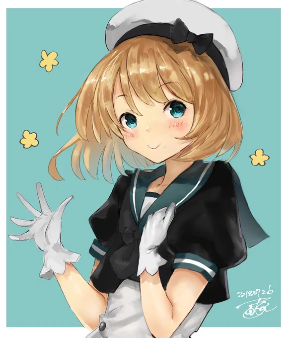 ロング描くことが多いけど自分はショート派です
 #ショートカットの日 