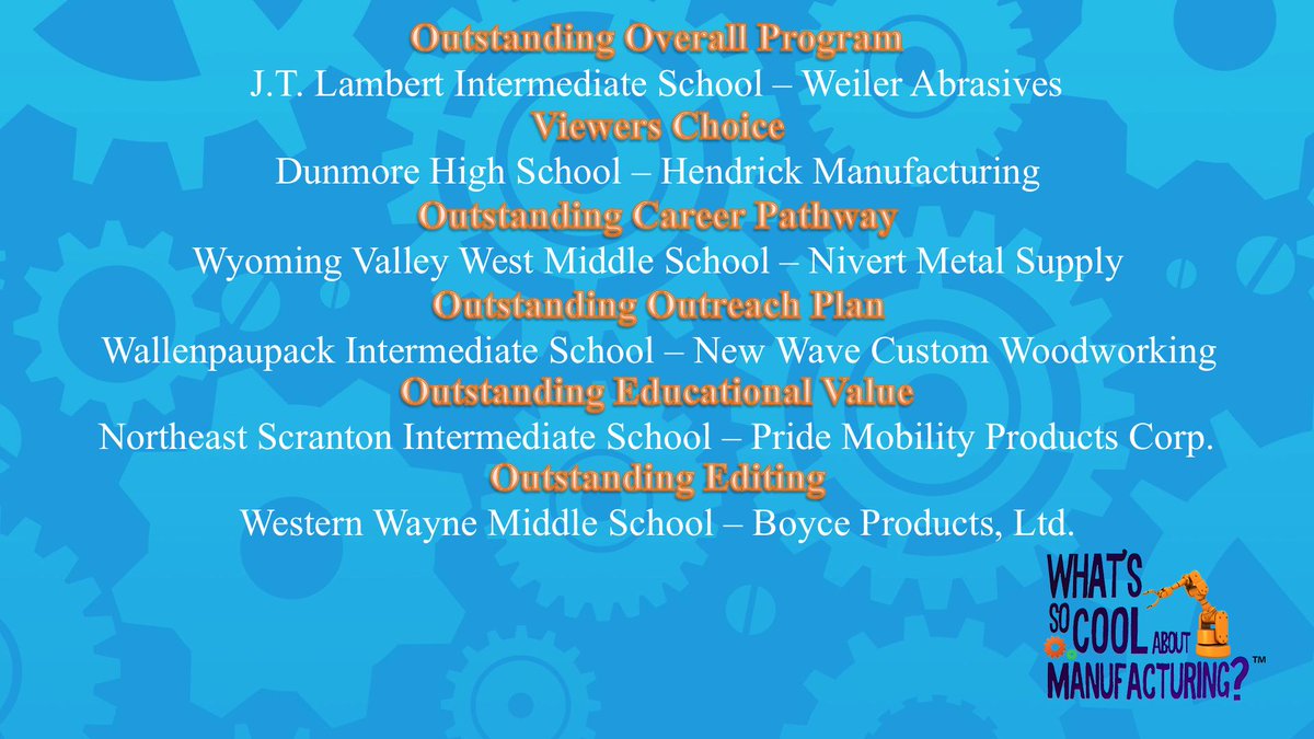 Congratulations to all of last night's #WSCMNE winners! 

And way to go to ALL of the student teams and their teacher-coaches. You all did an AMAZING job! We are very proud of you. :-)