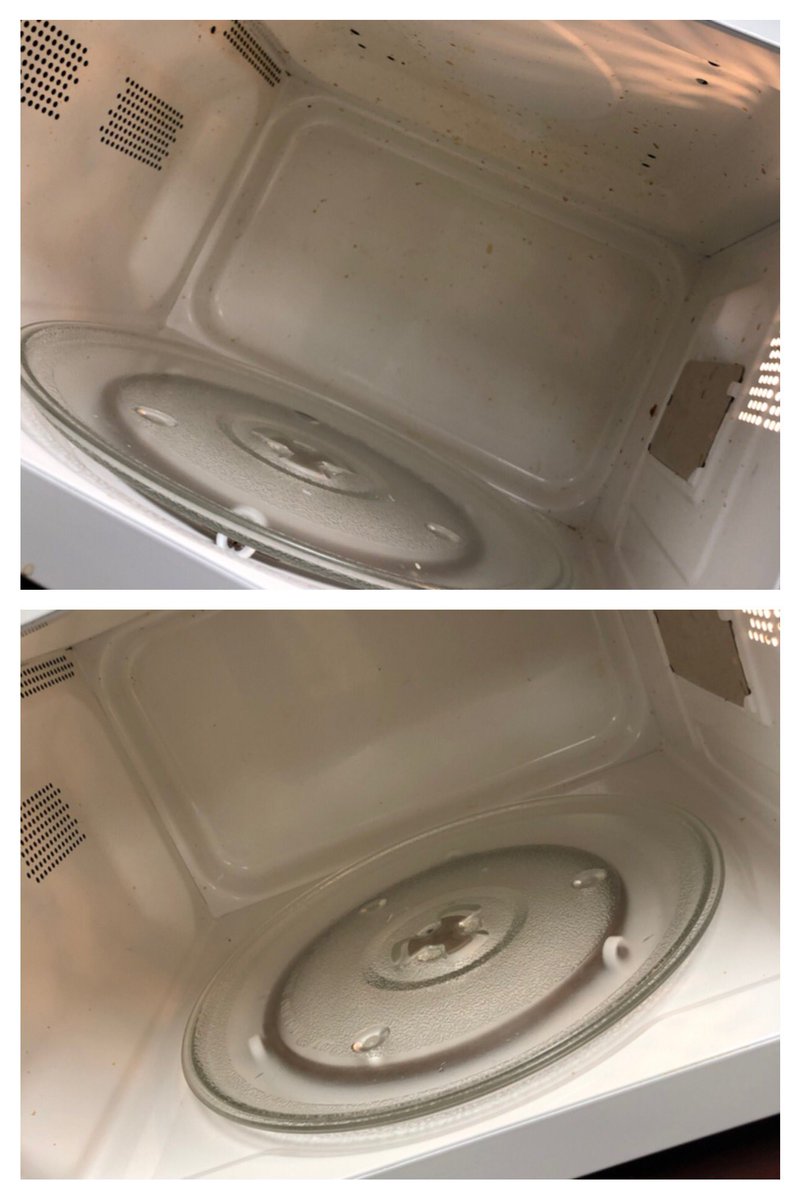 Having clean spaces always make me happy! Before and after of the staff microwave! <a href="/BonnieCapes/">Bonnie Capes</a> #HappySchoolChallenge