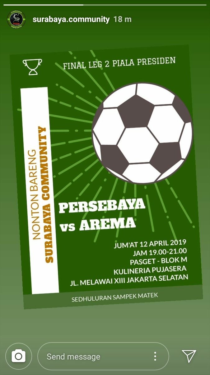 Salam Satu Nyali!
Wani!!!
Salam Seduluran Sampek Matek!!!
Inshaa Allah Bajul Ijo Juara!!!

#Persebaya
#Surabaya
#Sesama
#Bonek