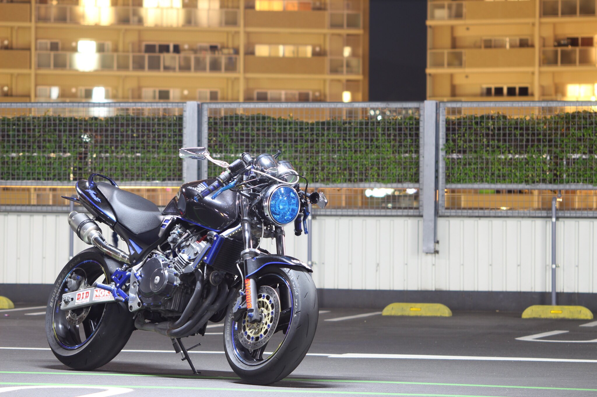 cb400sf.31前足（ホーネット17インチ化）