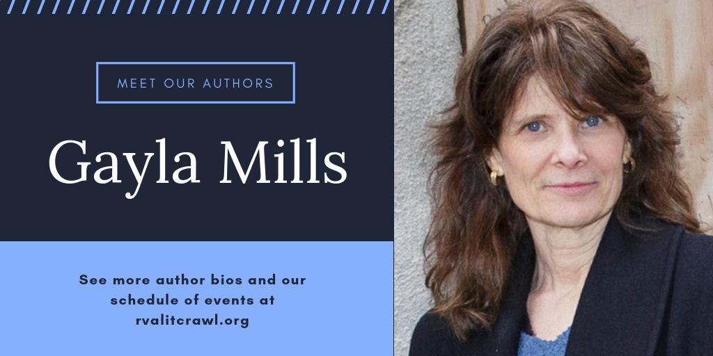 RVALitCrawl's tweet photo. MEET OUR AUTHORS: Formerly a writing professor, Gayla Mills has published in Spry, Prairie Wolf Press, Skirt!, The Truth about the Fact, and more. See her read at Beneath/Above, Virginia Museum of Fine Arts, 4/19 7:30- 8:30 PM. #RVA #rvaevents #RVALitCrawl https://t.co/6aVpKrKRkt