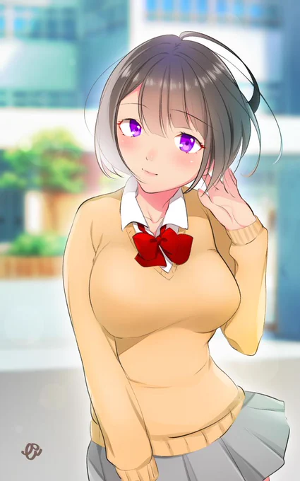次回作のCG集のヒロインはショートカットちゃん宜しくおねがいします #ショートカットの日 