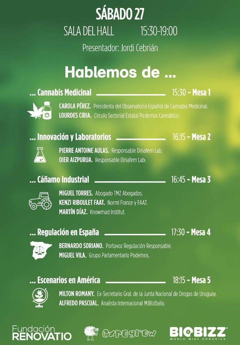 carolaperez's tweet photo. Es un placer participar junto @lourdescr3 en EXPOGROW. Hablaremos sobre Cannabis Medicinal. Nos vemos el próximo 27 de abril, a las 15.30h en Irún 

 @expogrowirun #CannabisMedicinal #OECM #dosemociones https://t.co/K2mZv6GlRE