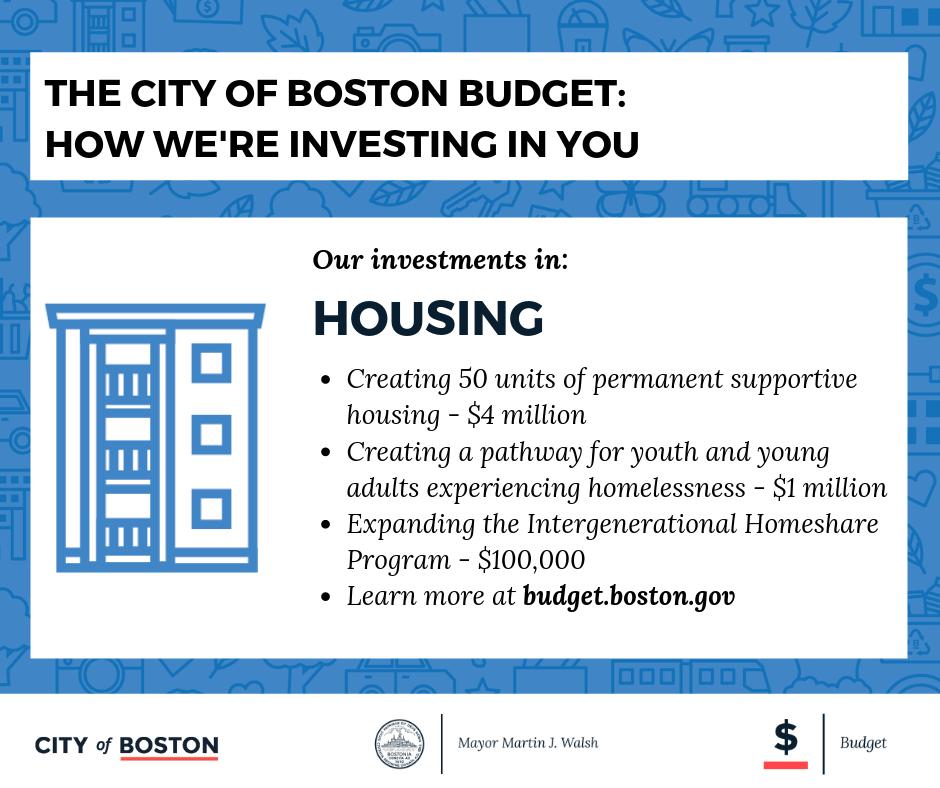 City of Boston (@cityofboston) on Twitter photo Investing in housing: we're increasing our commitment to affordable housing, investing resources to end chronic homelessness, & supporting homeowners & renters. Learn more about the <a href="/CityOfBoston/">City of Boston</a> budget & how we're investing in you: budget.boston.gov <a href="/BostonNeighbor/">Office of Housing</a> Investing in housing: we're increasing our commitment to affordable housing, investing resources to end chronic homelessness, & supporting homeowners & renters. Learn more about the <a href="/CityOfBoston/">City of Boston</a> budget & how we're investing in you: budget.boston.gov <a href="/BostonNeighbor/">Office of Housing</a>