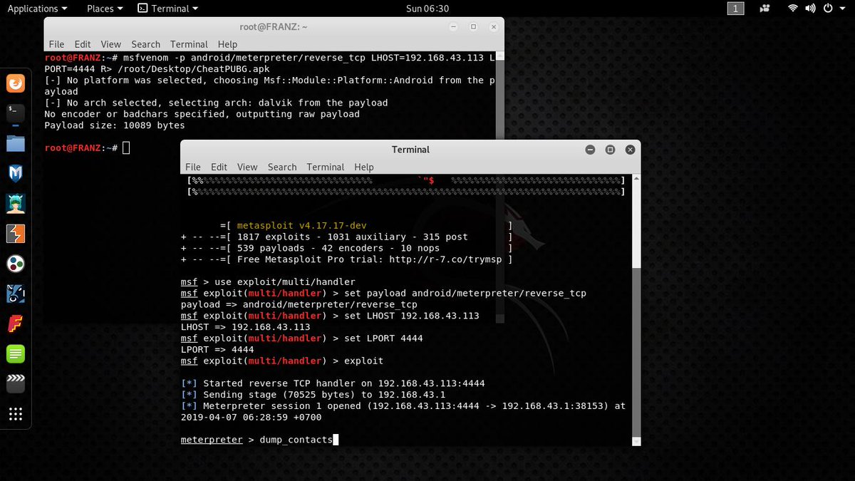 NoXider__'s tweet image. #kali_linux
#metasploit_framework

I Love Kali linux