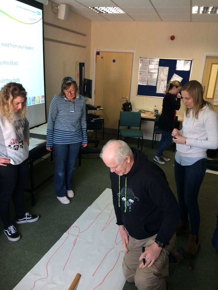 JasonHofN's tweet photo. Itโs the final day of our #ITAPS Band 5 Senior Staff Nurse course today. We are building our ideal leader complete with skills and attributes! #StaffDevelopment @Leic_hospital @ClaireAgnewRN @UHLfox https://t.co/1kkIHtHHWh