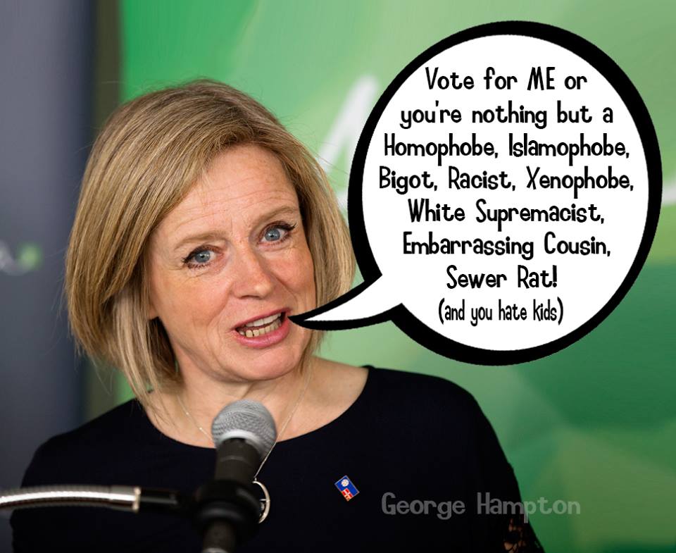 ljbeebe's tweet photo. Remember when you as voting at the advance polls this is what @RachelNotley thinks of you. 
#NotleyCountdown
#abvote https://t.co/uPMYcNnm6l