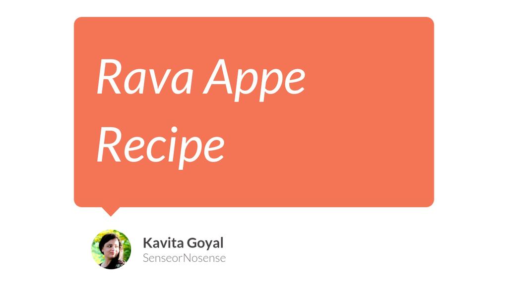 sense_nosense's tweet photo. "1 tablespoon Fresh Coriander Leaves (chopped)" https://t.co/x8mxe5sXMo #rava #appe #recipe https://t.co/3EYamilaPP