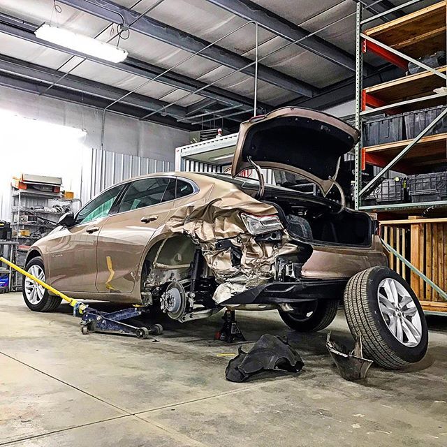Blueprinting a repair plan on a brand new #Chevrolet #Malibu #fenderbender #caraccident #damageanalysis #autobody #bodyshop #garagelife #stance #jackedup #lifestyle #industry #industrial #CCxCL #CountyLineAutoBody #MonmouthCounty #jerseyshore #americanma… bit.ly/2uXoNL6