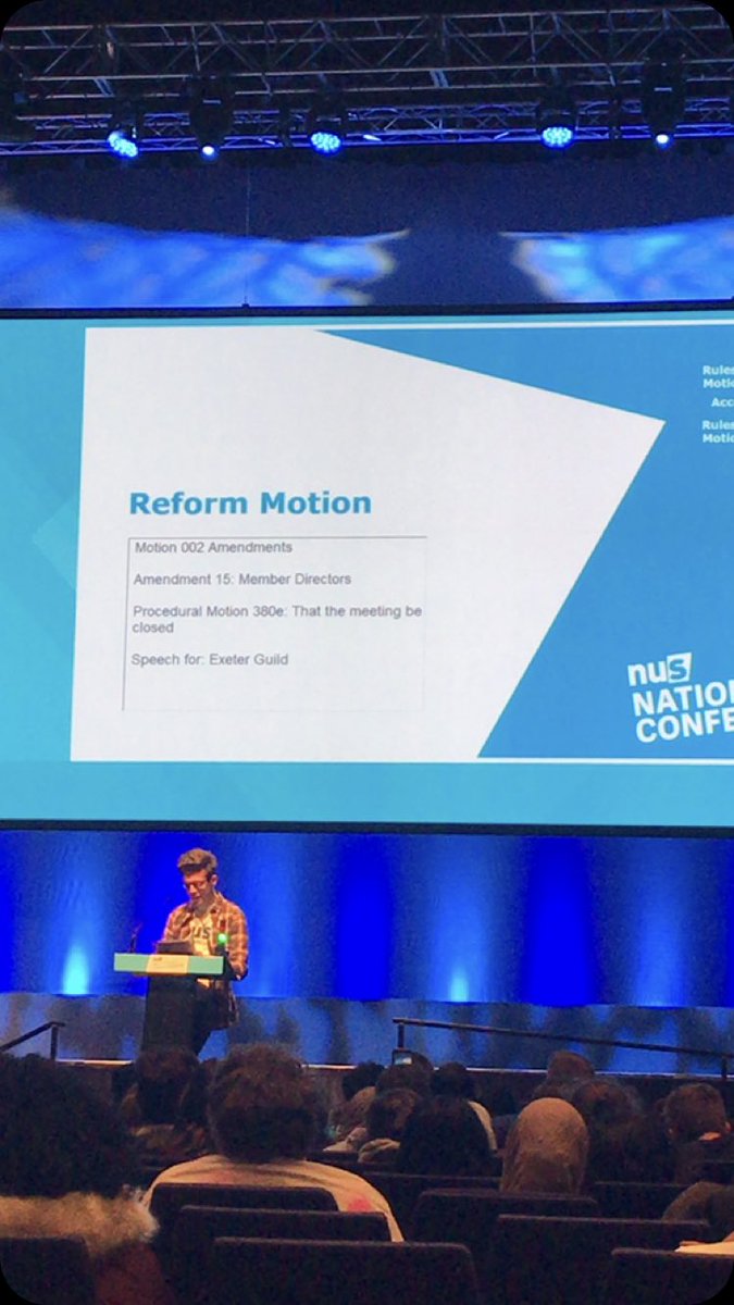 Procedural motion to censure this guy? #NUSConference #NUSNC19 #nusconference19 #freepalestine