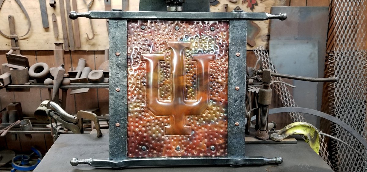 In celebration of #IUDay &amp; the @IUbicentennial our <a href="/TradArtsIN/">Traditional Arts IN</a> program  commissioned a special work by a master Indiana artisan--hand-forged in copper and black iron. Learn more about the work and its creator, John Bennett at youtube.com/watch?v=VIuf7G… 
<a href="/IUBloomington/">IU Bloomington</a> <a href="/IUFoundation/">IU Foundation</a>