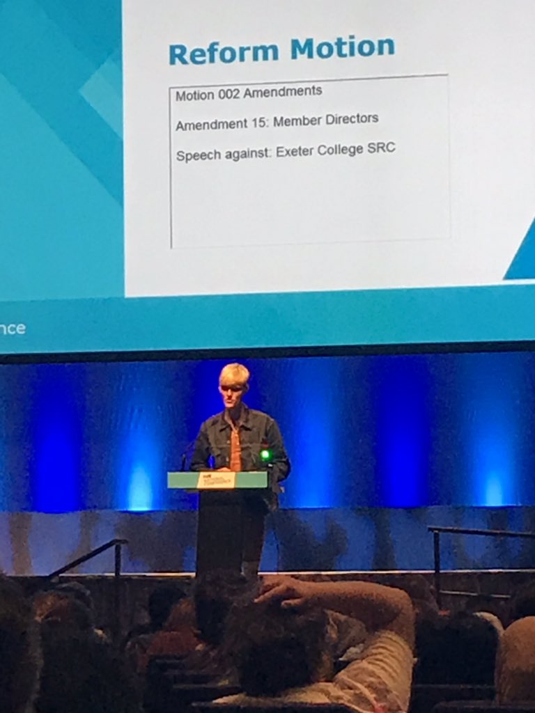 And this delegate also? #NUSConference #NUSNC19 #sorrynotsorry