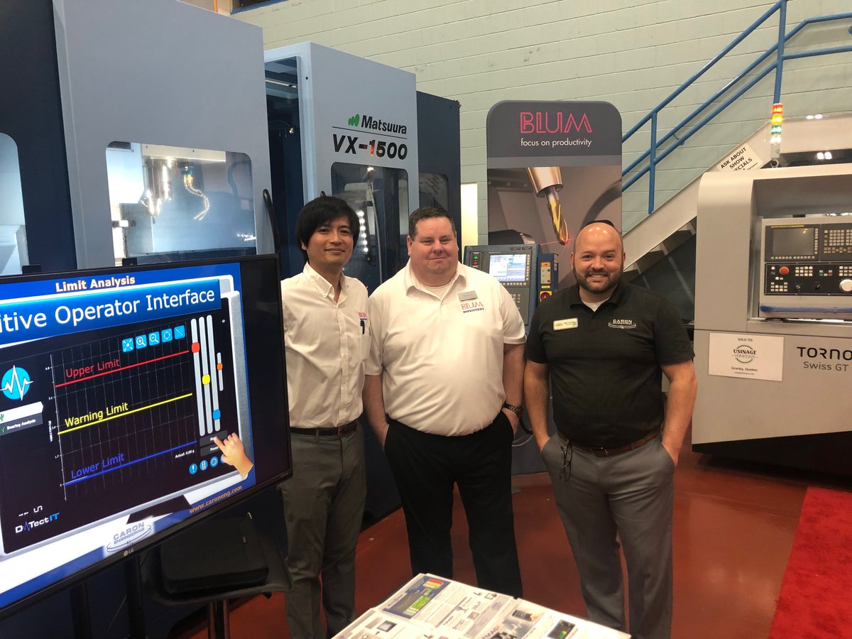 caron_eng's tweet image. Teaming up with our partner, @Blum_Novotest, to showcase some #SmartTechnology at the @elliottmatsuura #JOH2019!

#InvestinTechnology #CNCOptimization #metrology
