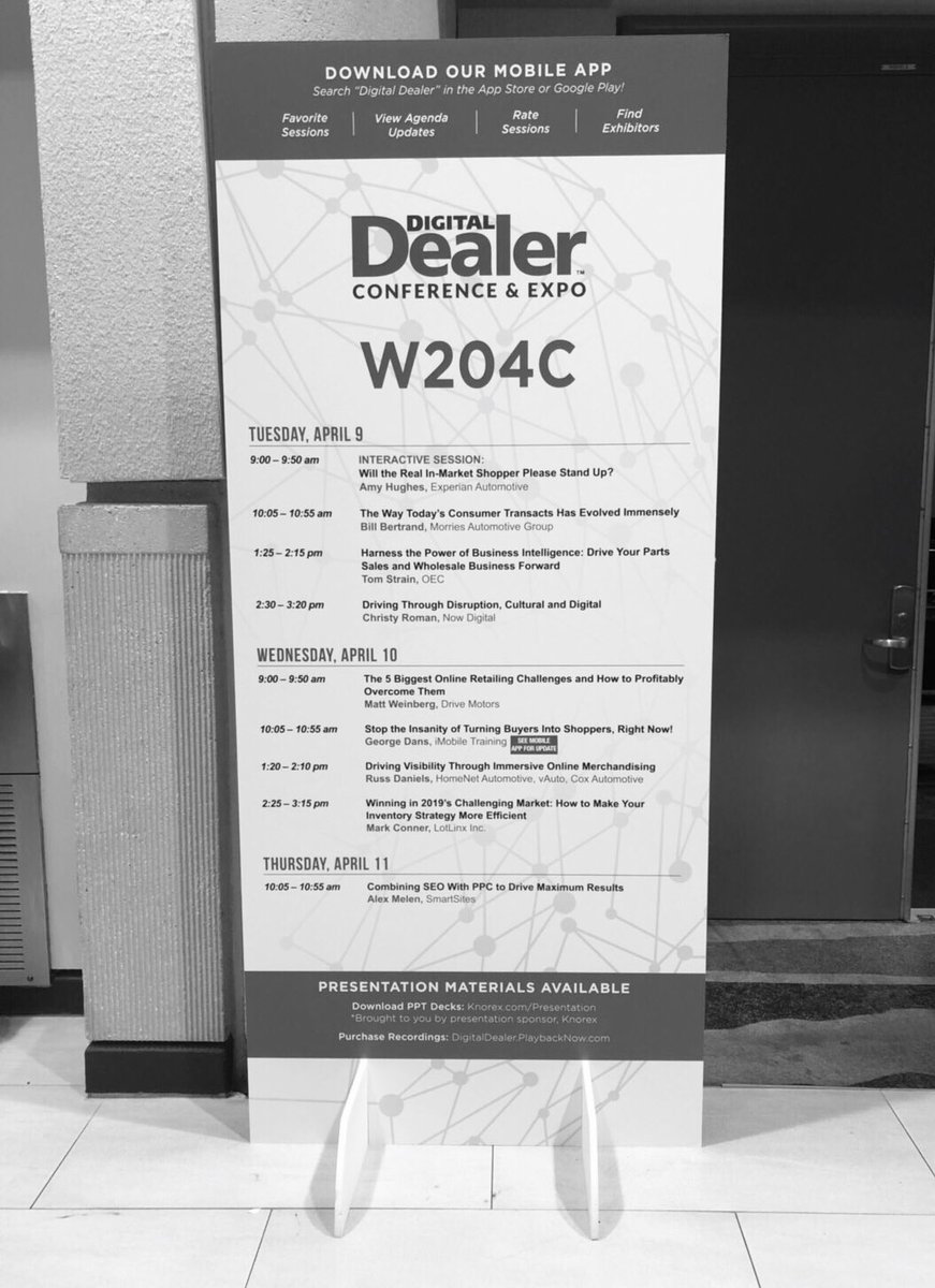 lotlinx's tweet photo. Less than an hour until Mark Conner shares his insight on utilizing efficient inventory strategies! ⏰ #DigitalDealer26 #DD26 https://t.co/XHeo5SmF8b