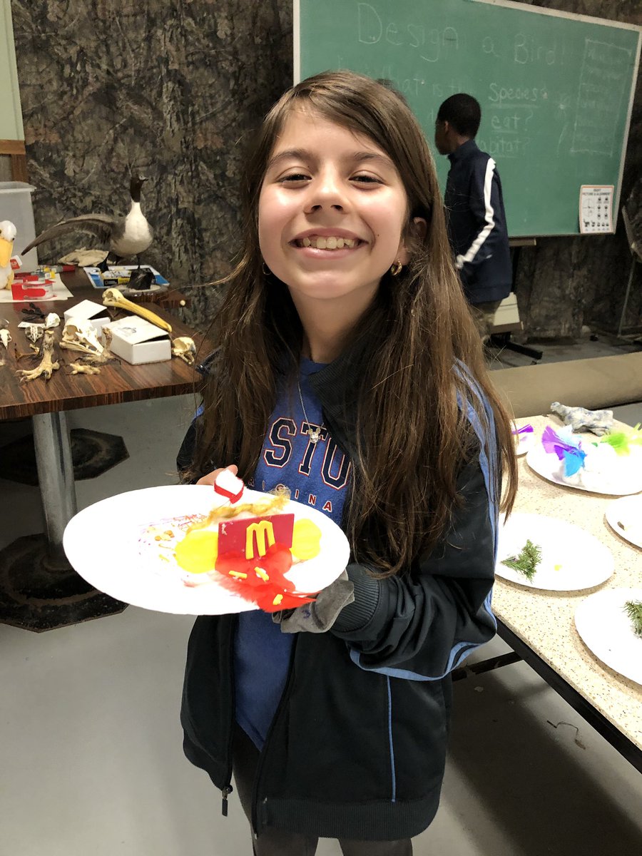 Antarctic birds and birds that live inside McDonalds. Great creations girls! #gallopwiththestallions