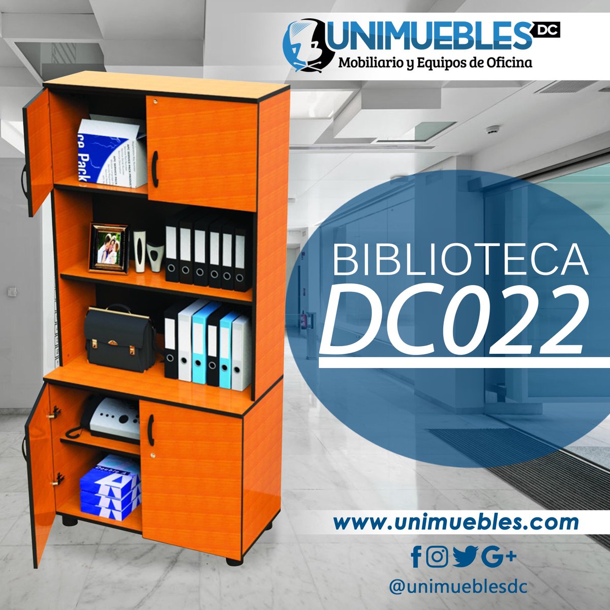 unimueblesdc's tweet photo. #BibliotecaDC022 elegancia y funcionalidad para la #Oficina y podrás consultarlo en nuestro portal web: https://t.co/dhuJ7t5ytA.
-
#Mobiliarios #Ergonomia #Bibliotecas https://t.co/XBvEhjzliQ