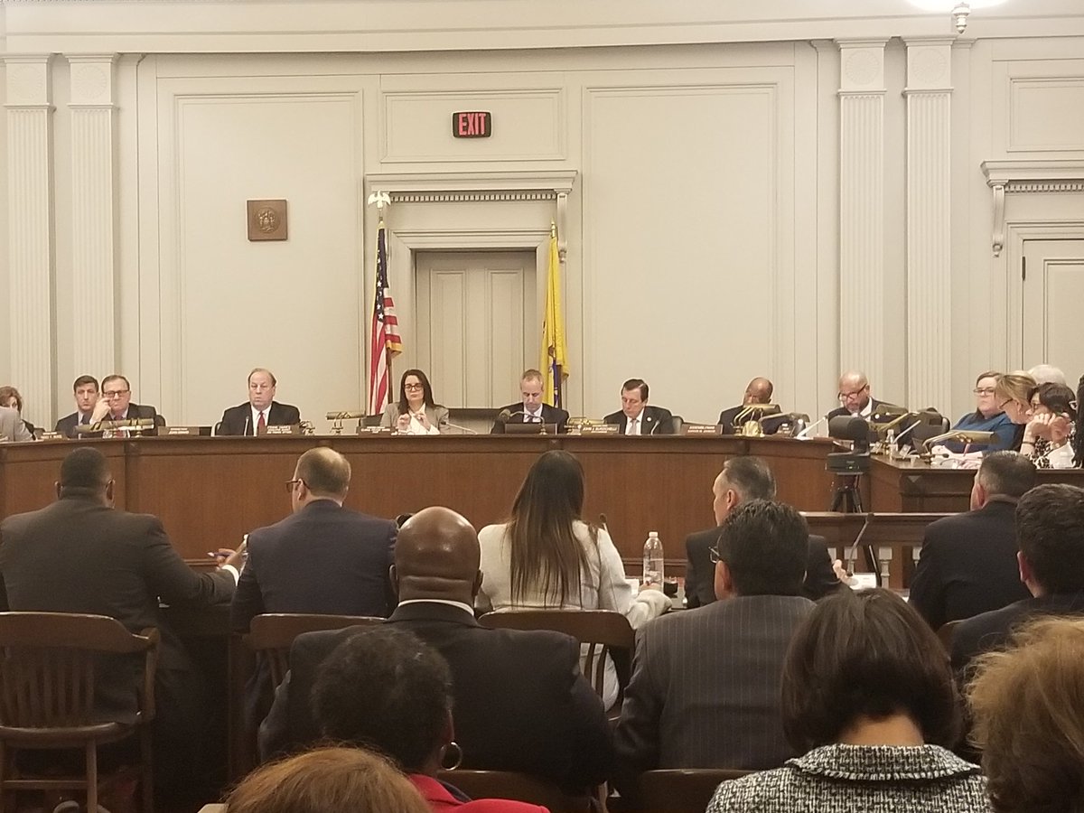 AchieversECP's tweet photo. NJ 's State House is packed this afternoon at the Assembly Budget Committee Education Hearing. Achievers is here in support of #Funding to support charter schools across the state. #charterschools #CharterAwarenessWeek https://t.co/v2SHn2snIj