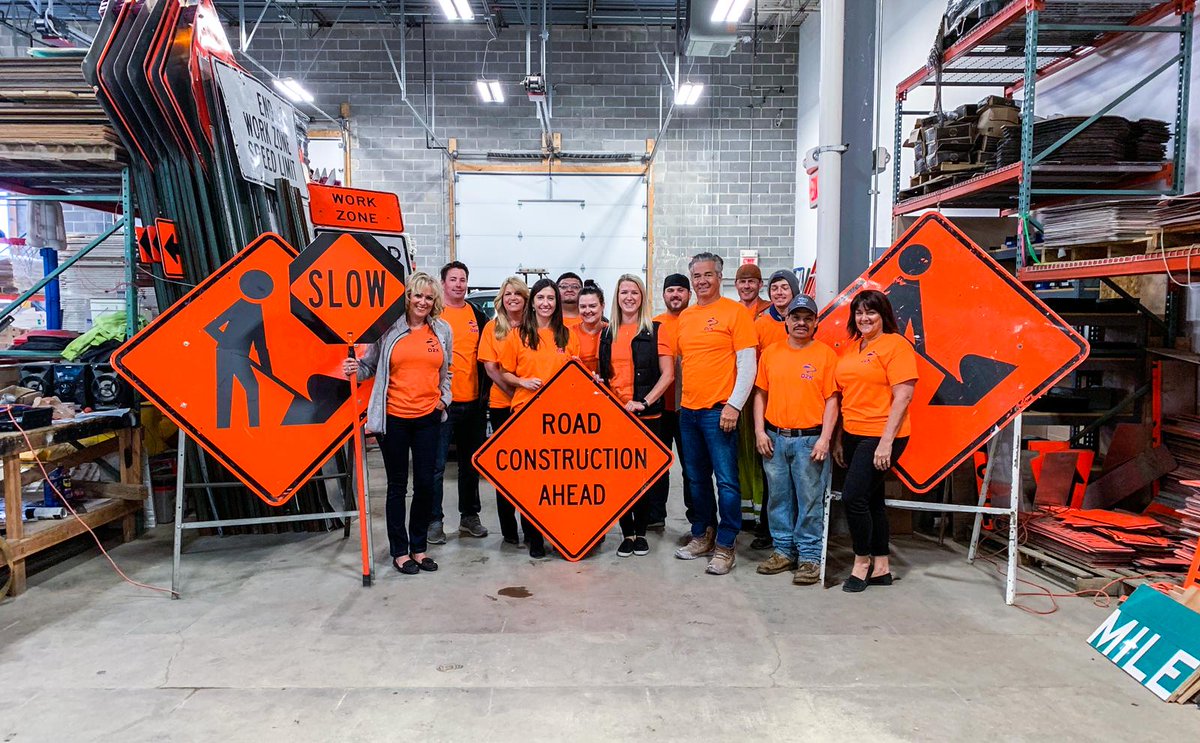 D2K_Traffic's tweet photo. The team here at D2K Traffic is celebrating National Work Zone Awareness Week by going orange to support work zone safety! Join us in protecting the men and women who risk their lives every day to keep our roads safe! #GoOrangeChallenge! #GoOrange4safety #NWZAW https://t.co/ULuDVKOwvp