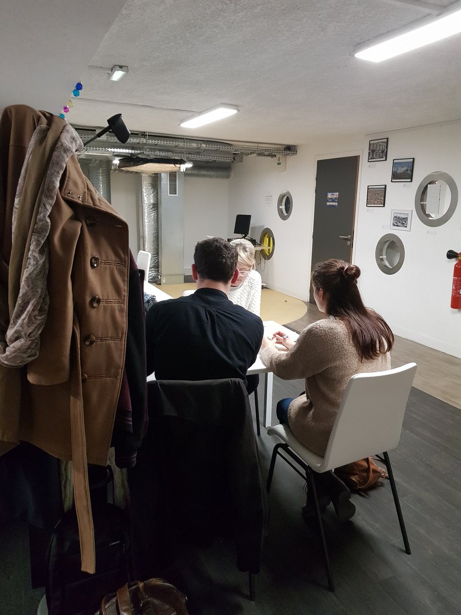 Ce soir à la @mieparis, les lauréats Creart'up rencontrent les partenaires du dispositif autour d'un speed-diagnostic géant ! 3h, 9 lauréats, 11 partenaires ! Merci à eux!