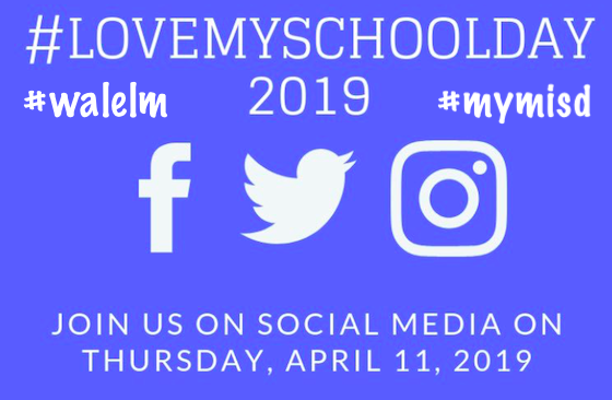 Share what's happening tomorrow on campus #LoveMySchool #WalElm #MyMISD