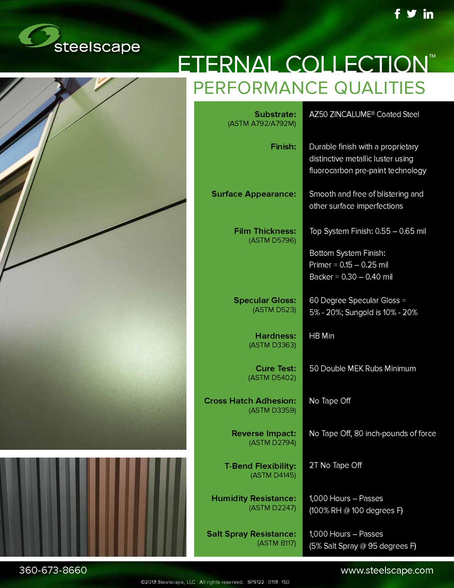 SteelscapeLLC's tweet photo. Download the Eternal Collection product sheet to get all the details and specifications you might need for your next project. https://t.co/BG4iGv2lTK https://t.co/OTlnwHTmTf