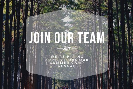 CTSProgram's tweet image. Hey CTS community! We’re hiring Supervisors (we call them Mentorvisors) for the 2019 season! 

This varied position requires creativity, passion, a strong sense of fun, and a love for the outdoors 🏕

For more info click 👉 bit.ly/2GeG1tW