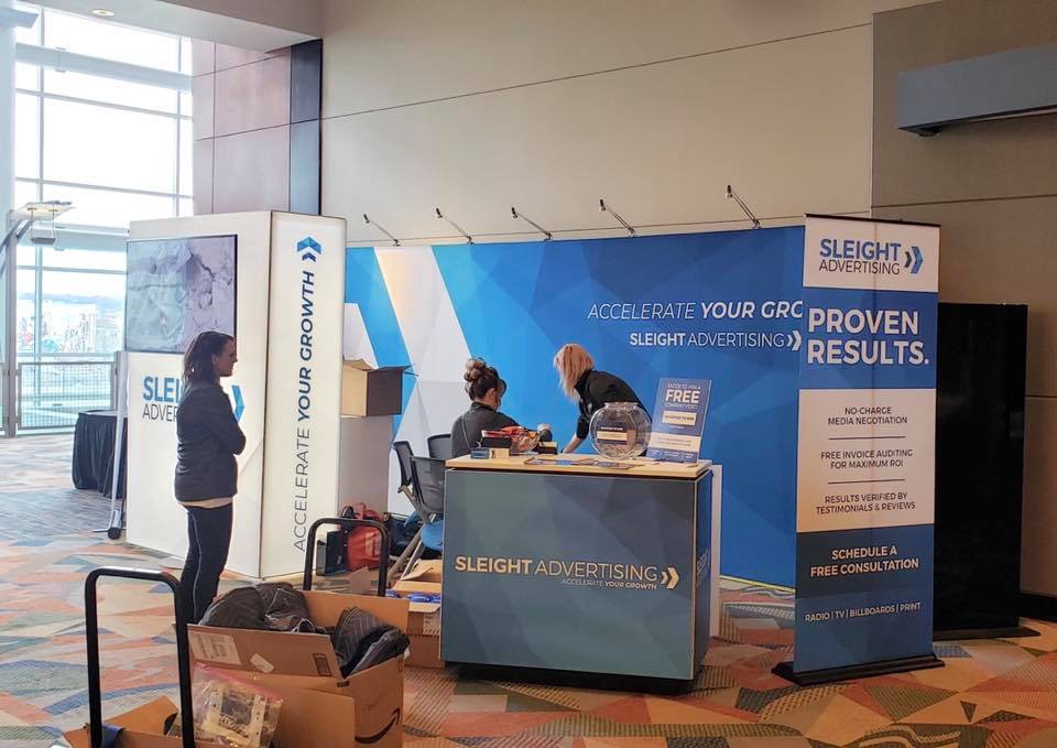 SleightAd's tweet photo. We’re getting ready for a great week at the Supportworks #Redefine2019 conference! Stop by our booth to say hello! #supportworks #supportworksnation @CHICenterOmaha https://t.co/wIrgozR1rD