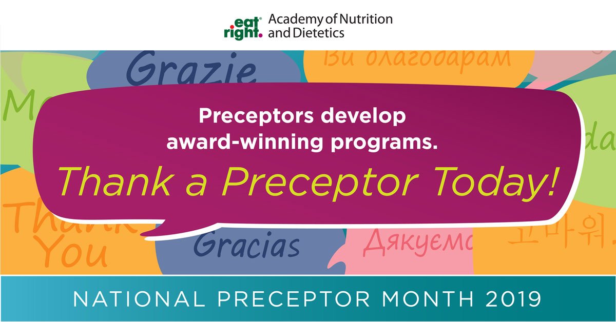 Help eliminate the dietetic internship shortage by volunteering as a preceptor!

Contact an ACEND representative at preceptor@eatright.org for a list of internship programs needing preceptors or mentors in your area.

sm.eatright.org/elimateshortage
