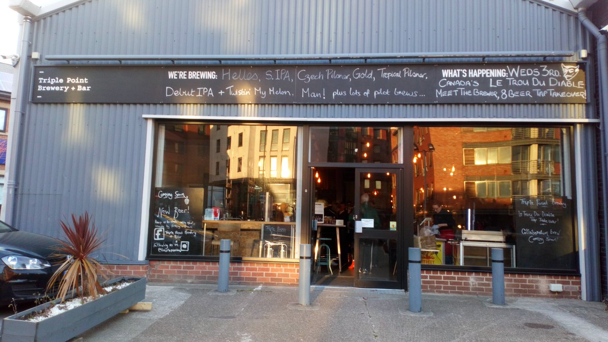 Synthesis_SHU's tweet photo. We're officially open!! #synthesisshu #triplepointbrewery #sheffield https://t.co/Lk43VaRrXx
