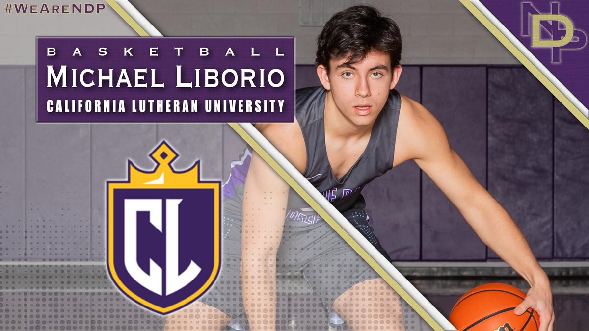 Notre Dame Prep Athletics (@ndp_athletics) on Twitter photo Basketball | Michael Liborio has announced his intentions to continue his athletic career at California Lutheran University.
#NextLevelSaints <a href="/CLUSports/">Cal Lutheran Athletics</a> <a href="/CLUBasketball/">Kingsmen Basketball</a> #GoKingsmen #GoRegals #CLUSports #OwnTheThrone Basketball | Michael Liborio has announced his intentions to continue his athletic career at California Lutheran University.
#NextLevelSaints <a href="/CLUSports/">Cal Lutheran Athletics</a> <a href="/CLUBasketball/">Kingsmen Basketball</a> #GoKingsmen #GoRegals #CLUSports #OwnTheThrone