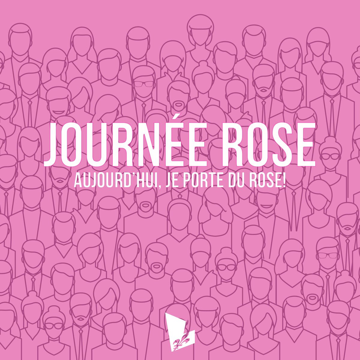Nicole_Menard's tweet photo. Célébrons la diversité à l'occasion de la journée intl contre le harcèlement, discrimination, homophobie, transphobie &amp; transmysoginie. Unissons nos forces afin de bâtir une société toujours plus égalitaire, ouverte &amp; respectueuse de tous! #polqc #journeerose #PLQ #assnat https://t.co/SZSzqkKhxt