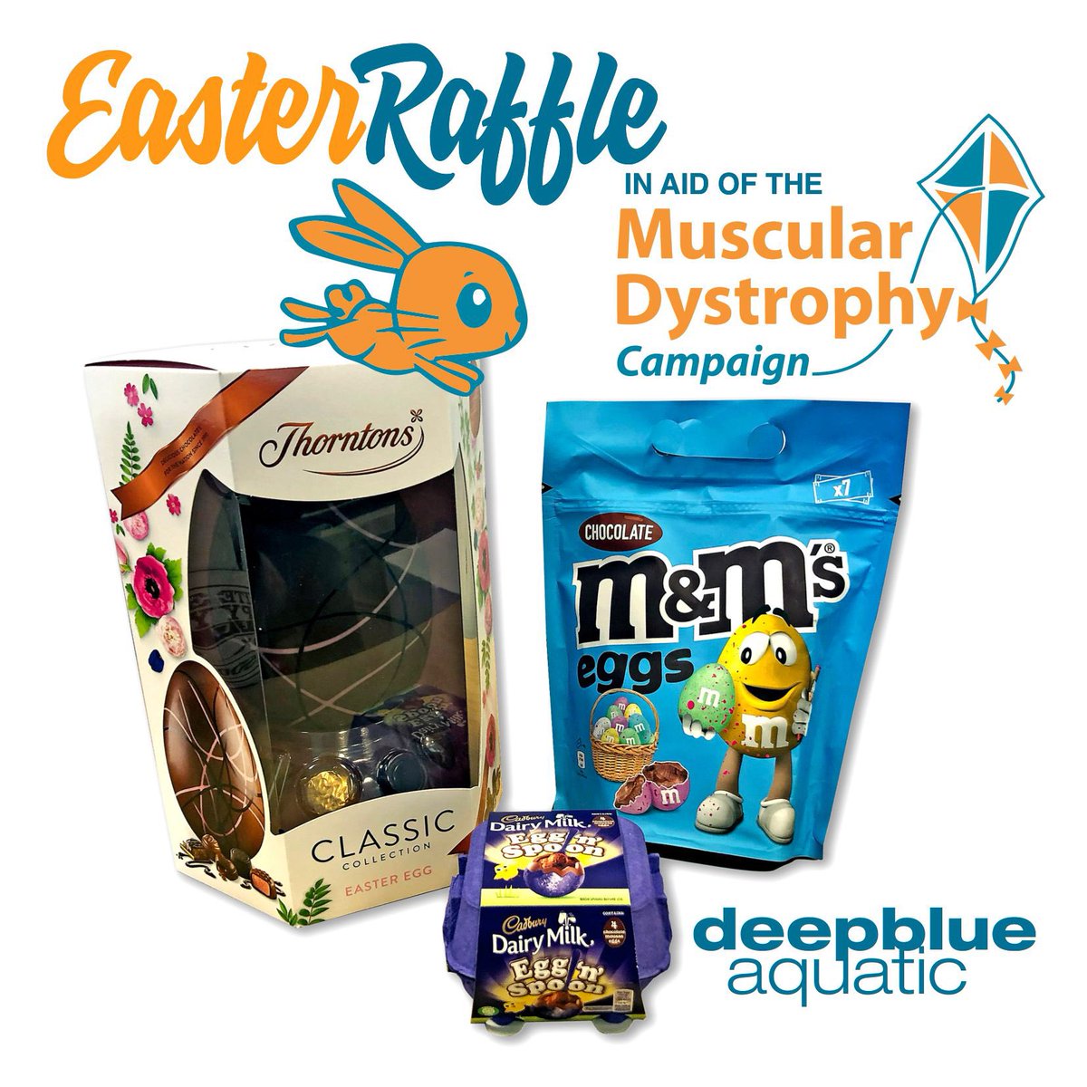 MDdiary's tweet image. Easter Raffle raising funds for the Muscular Dystrophy Campaign @MDUK_News #musculardystrophy #deepblueaquatic #easter #hemelhempstead #easterraffle