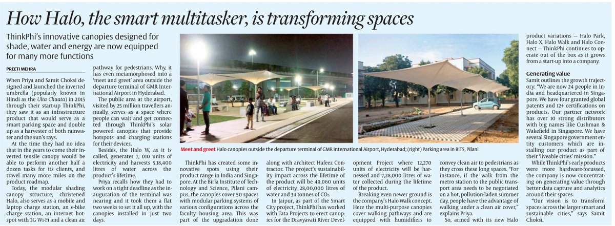 PuneethBM1's tweet photo. @thinkphi - Doing more with open space 

Shade + Water+ energy = Inverted umbrella (Ulta Chaata)

#Halowalk https://t.co/d4z6CCAoy9