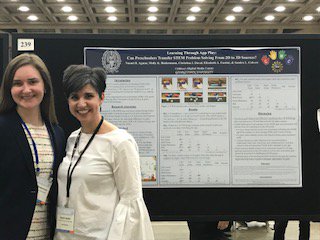 CDMCGeorgetown's tweet image. In March, Dr. Sandra Calvert, graduate student Marisa Putnam, Research Assistant Molly Biedermann and former lab member Naomi Aguiar attended #SRCD19. They presented on the Intelligent Agent study and the Curious George 2D to 3D Transfer Study. See more @ cdmc.georgetown.edu