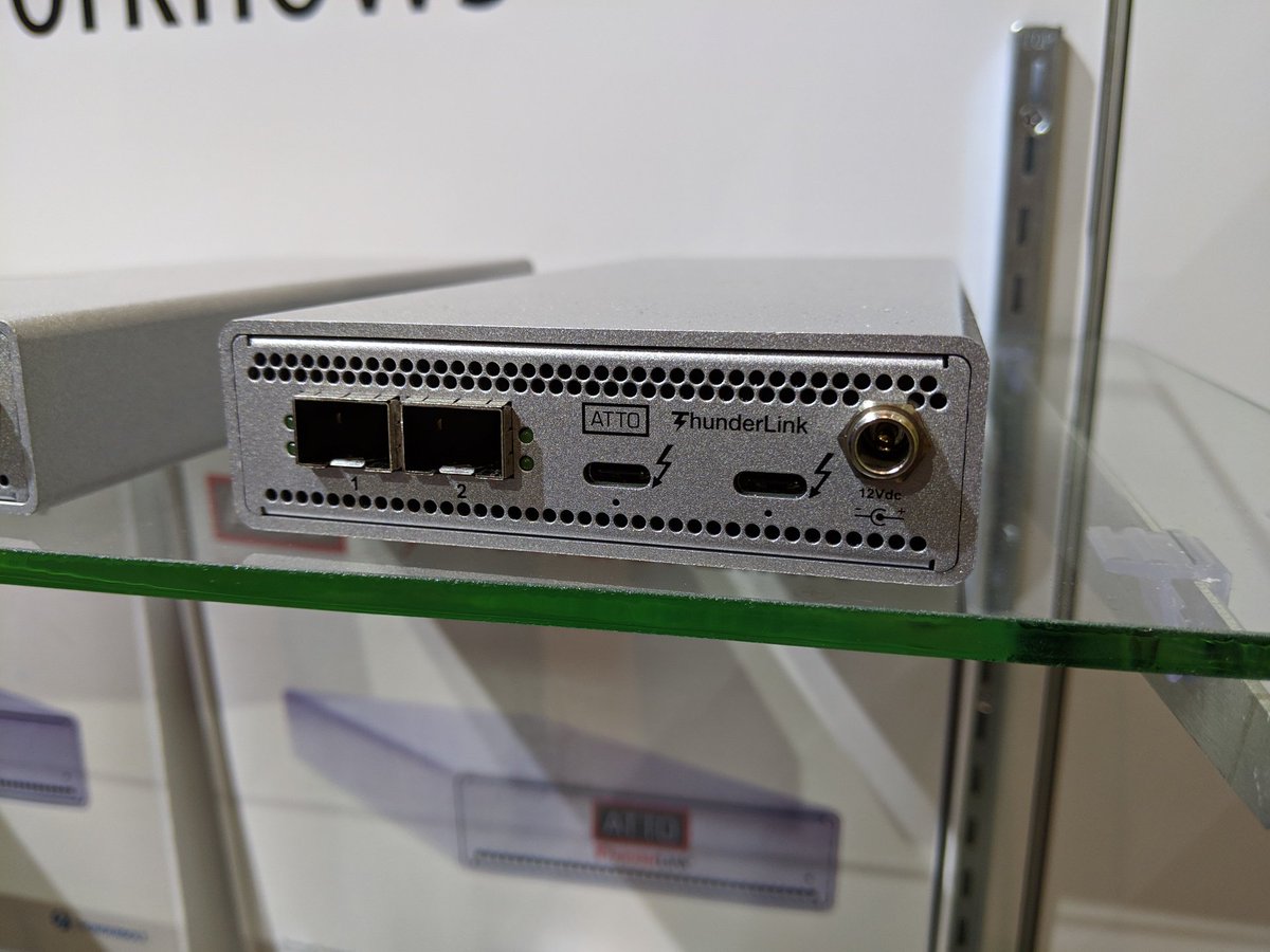 #SpottedAtNAB <a href="/GetThunderbolt/">Thunderbolt</a> Atto booth!