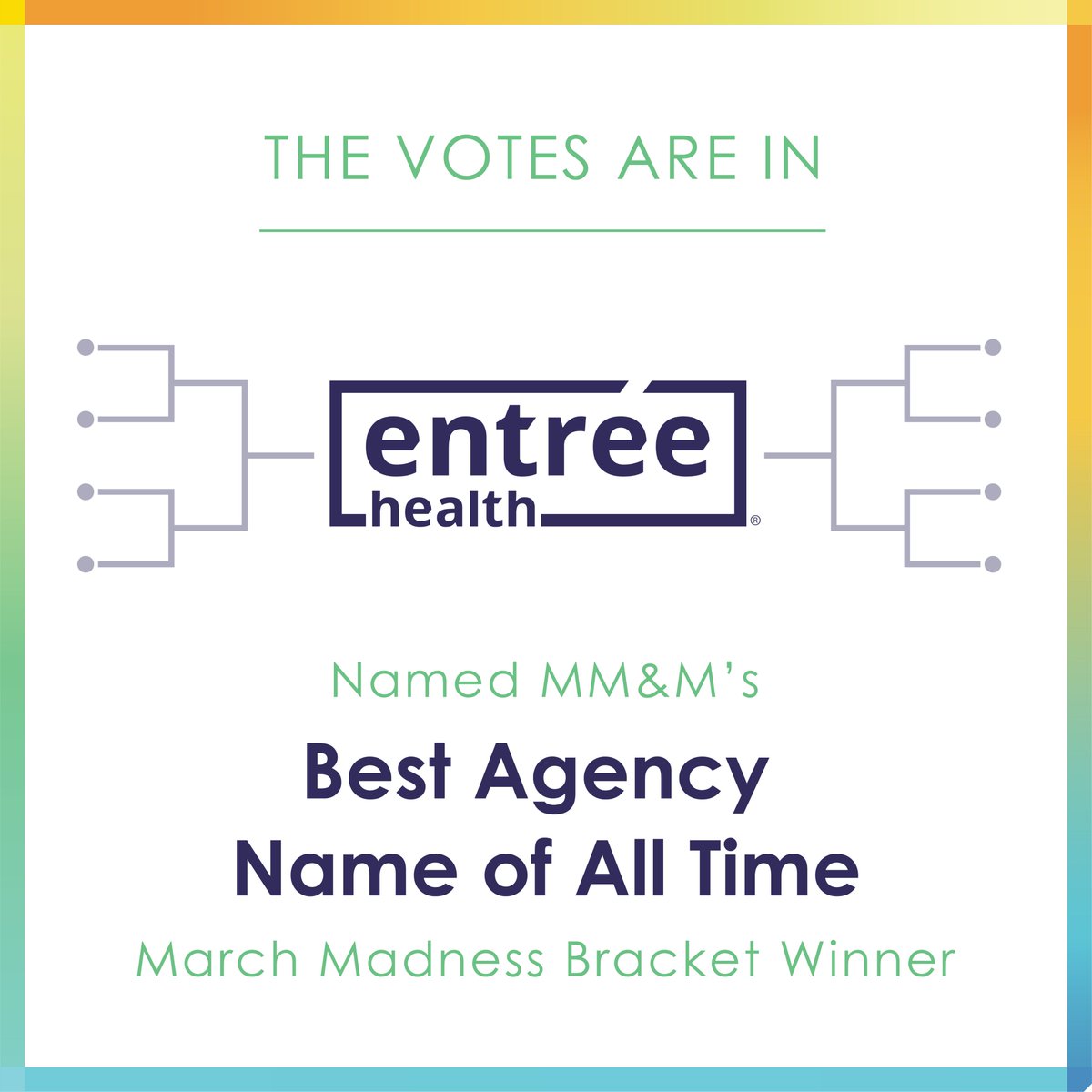 entreehealthBOS's tweet photo. Entree Health: Nothing but Net ๐ @MMMnews
#MarchMadness #MMMMadness #health #marketaccess #wethrive #entreehealthboston #thiswayin #thankyou #agencylife #pharma #managedmarkets https://t.co/QelPSWT3sp