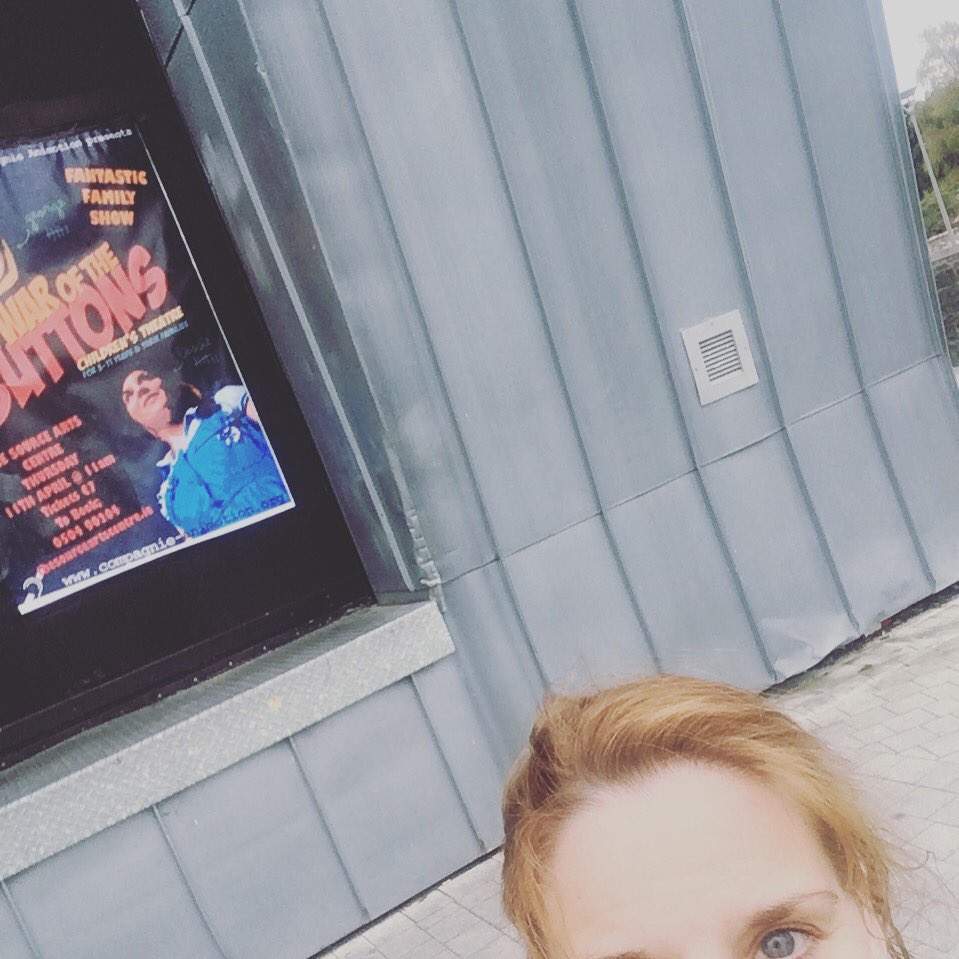 Just walked by this massive poster <a href="/sourcearts/">The Source Arts Centre</a>, Thurles for our family show tomorrow, 11am. #warofthebuttons #thurles #familyfriendlyireland