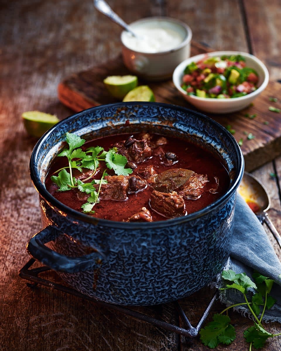 Described as the ‘real’ chilli con carne, why not try making it and see if it lives up to your expectations! <a href="/deliciousmag/">delicious. magazine</a> 

deliciousmagazine.co.uk/recipes/black-…