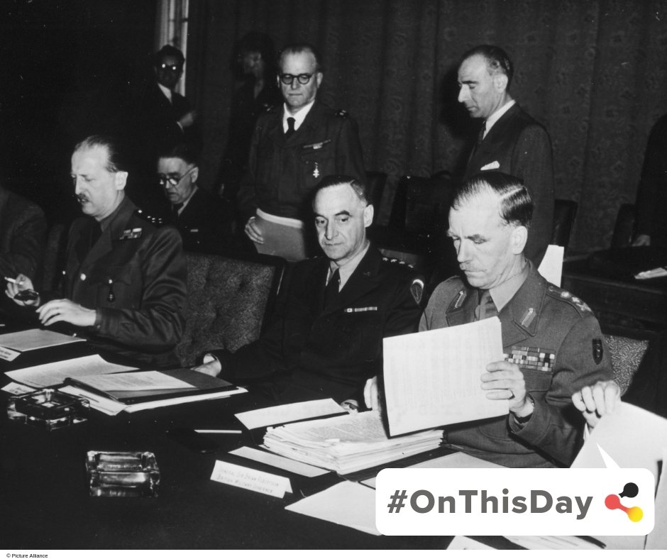 en_germany's tweet photo. #OnThisDay in #Germany: On #April10 in 1949, the #OccupationStatute of Germany was agreed on by the #USA, #France and #GreatBrain, giving Germany conditional sovereignty. It was in force until the #TreatiesofParis. #WunderbarTogether #OTD #GermanHistory @GermanyinUSA https://t.co/n3swNfH2OM