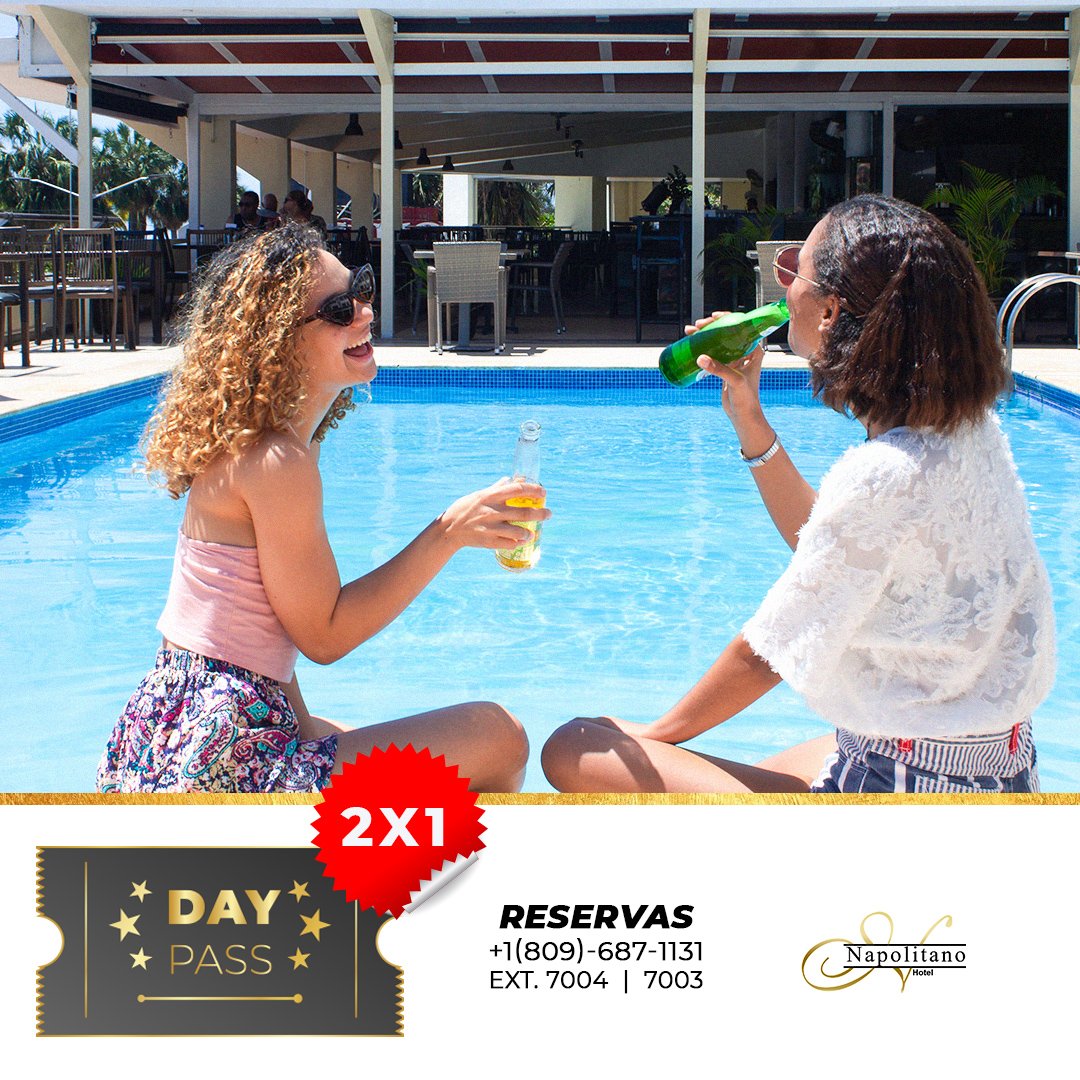 ¡En semana santa tenemos 2x1 en day pass para ti ! ¡Llámanos para reservar! 

#NapolitanoHotel #SoyNapolitano #Daypass #Oferta #2x1