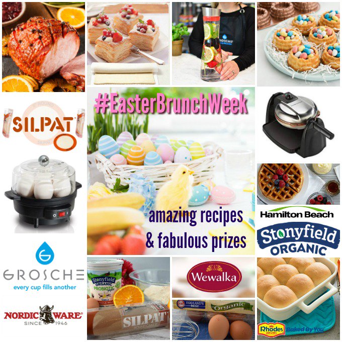 It's #EasterBrunchWeek! Enter for a chance to win a ton of prizes from <a href="/EgglandsBest/">Eggland's Best</a> <a href="/GroscheInc/">Grosche</a> <a href="/HamiltonBeach/">Hamilton Beach</a> @NordicWare <a href="/rhodesbread/">Rhodes Bake-N-Serv</a> <a href="/mysilpat/">mysilpat</a> <a href="/Stonyfield/">Stonyfield Organic</a> @Wewalka!!  #ad #giveaway 
**
#EnterToWin 
>>>jugglingactmama.com/easter-brunch-…