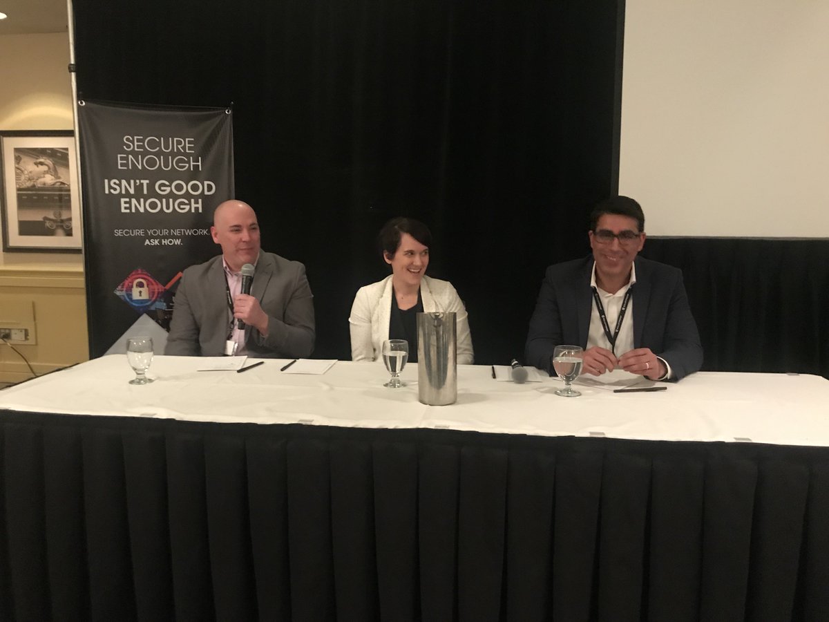bulletproof_IT's tweet photo. Yesterday’s panel featured Sanjay (Shaw Group), Megan @TimeSpace_Media
& Trevor @bulletproof_IT We got an insider perspective on what keeps them up at night!
Excited to hear today’s panelists from Trevali Mining Corporation, @AL_Lottery & @AmourTransport #2019BPRoadshow https://t.co/LTA4FFKpjC
