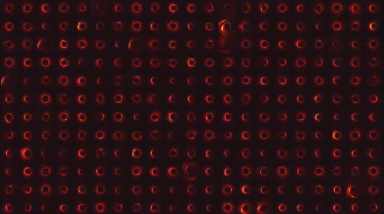 Y con ustedes la primera foto que se toma de un agujero negro #EHTblackhole junto con simulaciónes de como se ve en realidad <a href="/ehtelescope/">Event Horizon 'Scope</a>