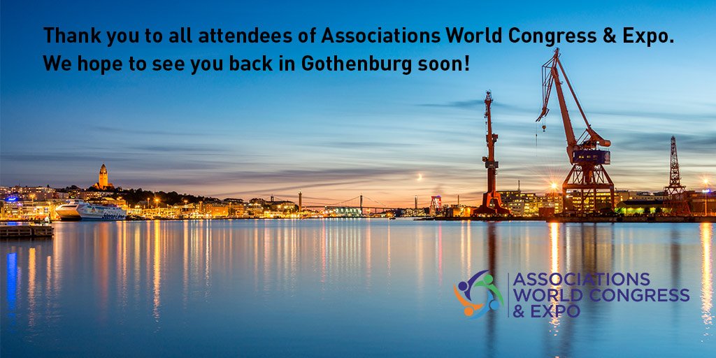 Thank you all for these great #AWC19 days filled with knowledge, inspiration and insights. Warm welcome back! #AWC19 #MeetInGothenburg #Gothenburg