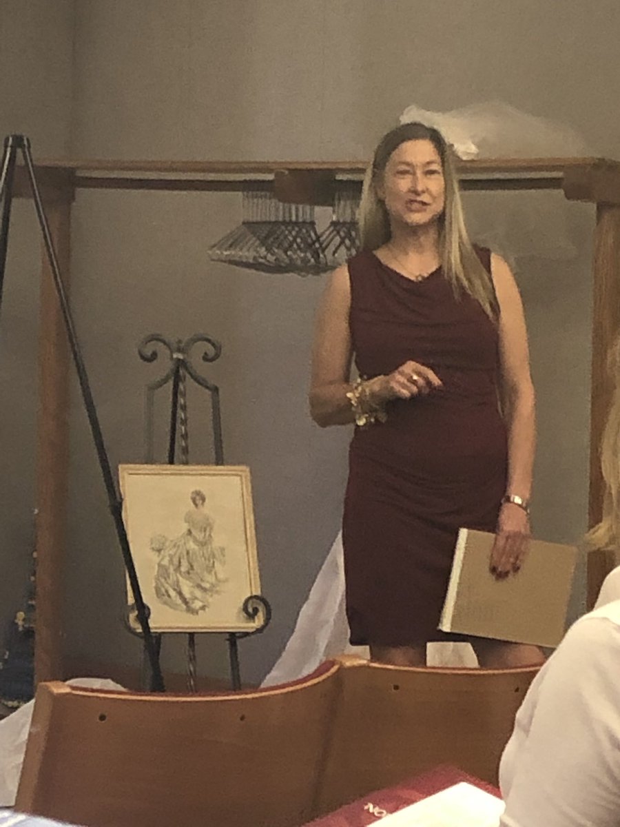 MichelleEaston4's tweet photo. UCSOP Director of Studeny Affairs by day and also an incredibly accomplished seamstress! Wow!!! Jamie Bero shared her beautiful wedding dress that she designed and created with her own hands at today’s UC I3 Innovation Showcase! #UCSOP #UC https://t.co/Ux3betCrPO