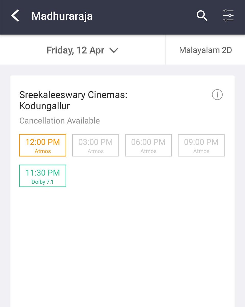 rameesrammu369's tweet photo. #Kodungallur heavy booking 🔥🔥

#3Show sold out 
#Extra_show_Added 🔥🔥💪

#maduraraja🔥 

#april12 💪🔥

@mammukka @VRFridayMatinee https://t.co/8r9sMPmDIP