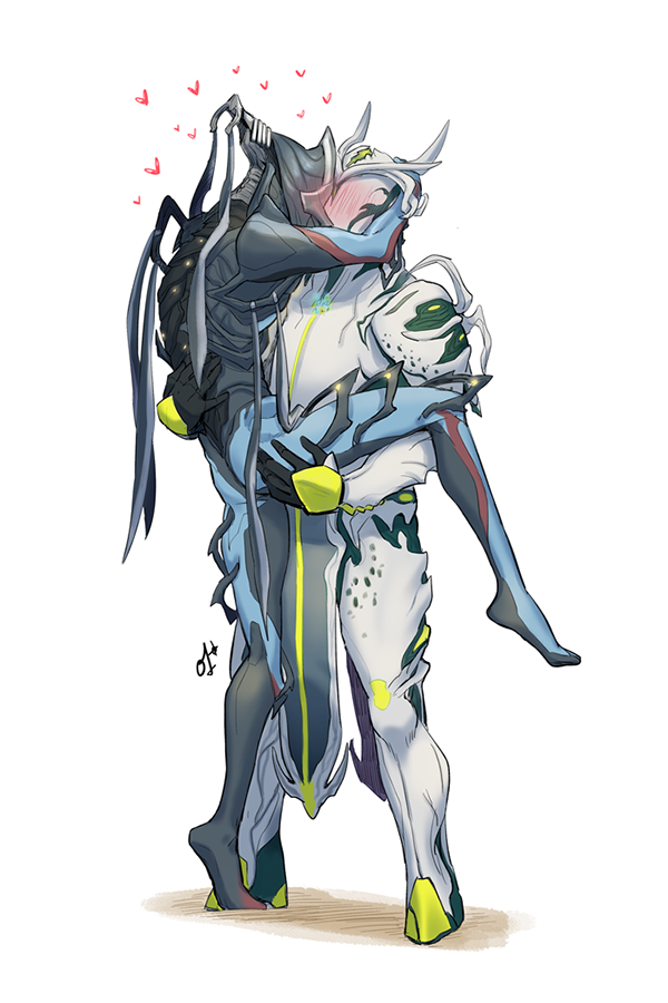 零壹 Commission Open Warframe Oberon X Nekros Passionate Nekros